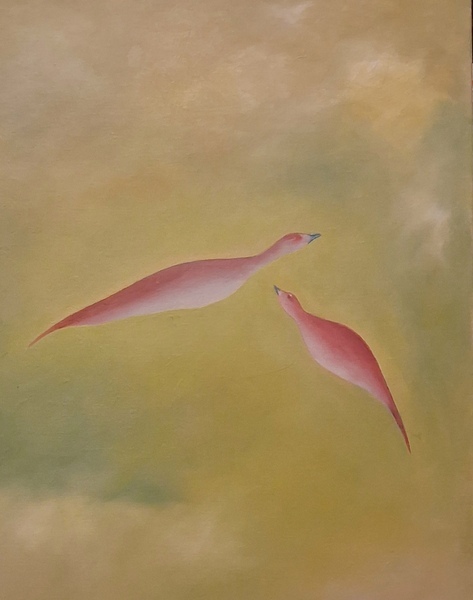 Peinture - Le désir mimétique - Huile sur toile - 2026