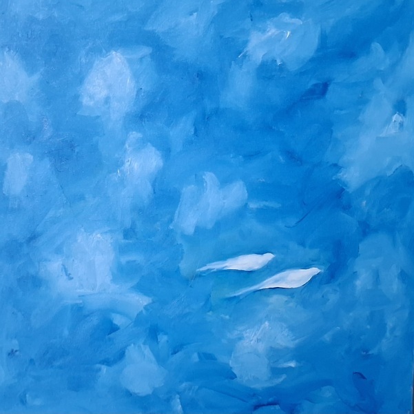 Peinture - Ce que c'est qu'être deux - Huile sur toile - 2026