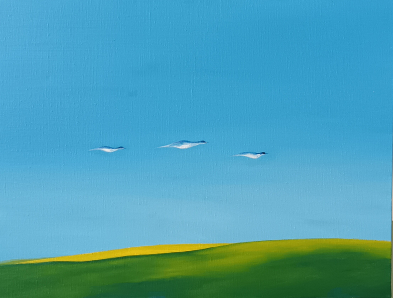 Peinture - Retour a la campagne - Huile sur toile - 2026
